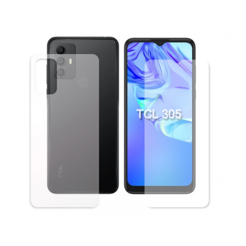 Гидрогелевая пленка LuxCase для TCL 305 0.14mm Transparent Front and Back 90593