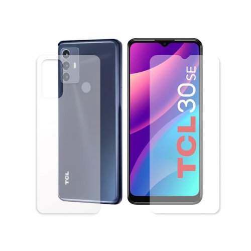 Гидрогелевая пленка LuxCase для TCL 30 SE 0.14mm Transparent Front and Back 90587
