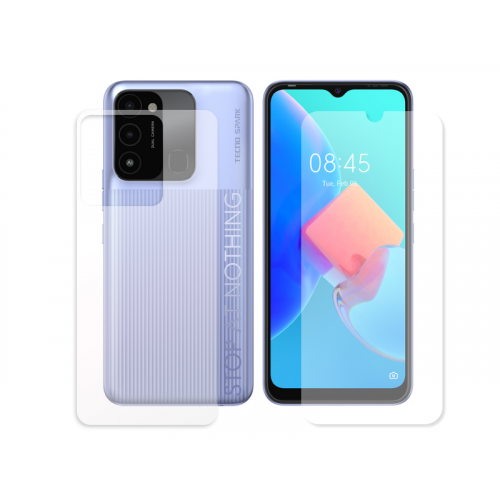 Гидрогелевая пленка LuxCase для Tecno Spark Go 2022 0.14mm Front and Back Transparent 90449