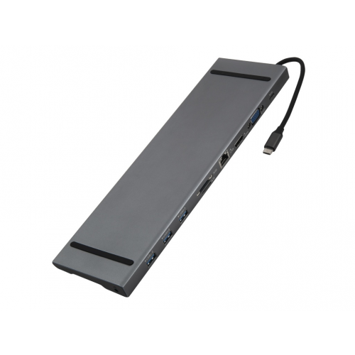 Адаптер Red Line Multiport Adapter Type-C 10 in 1 Grey УТ000031226