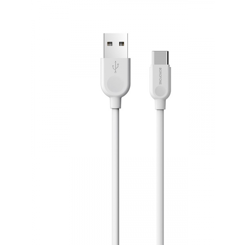 Аксессуар Borofone BX14 USB - Type-C 1m White 6957531089995