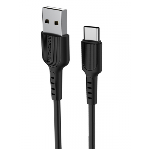 Аксессуар Borofone BX16 Easy USB - Type-C 1m Black 6957531099475