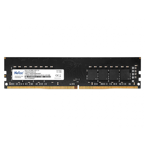Модуль памяти Netac DDR4 DIMM 3200Mhz PC25600 CL16 - 16Gb Black NTBSD4P32SP-16