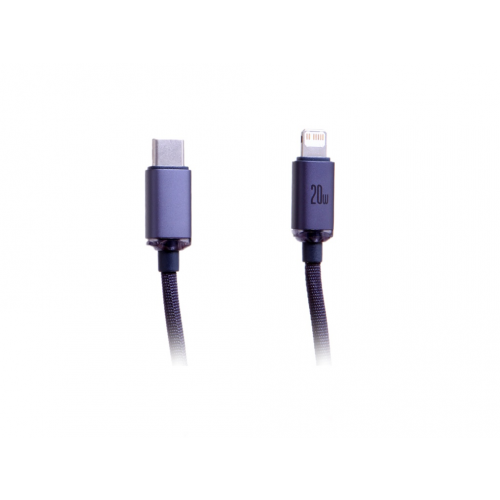 Аксессуар Baseus Crystal Shine USB Type-C to Lightning 20W 2m Black CAJY000301