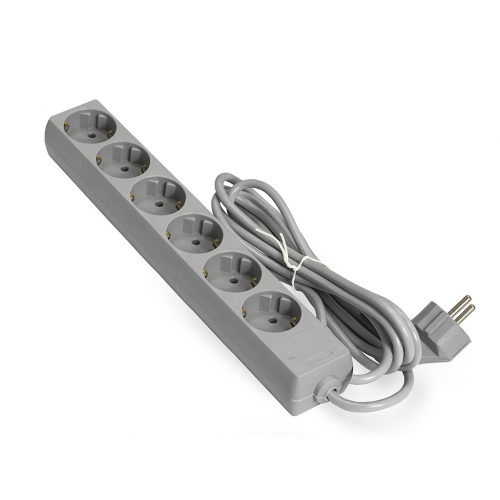 Сетевой фильтр ExeGate 6 Sockets 1.8m ECE-6-1.8G Grey 285829