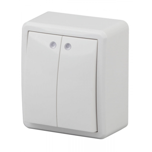 Выключатель Эра Эксперт 10АХ-250В IP20 White 11-1205-01 / Б0020666