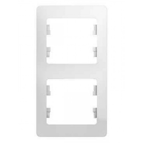 Рамка Schneider Electric SE Glossa 2 поста White SE GSL000102