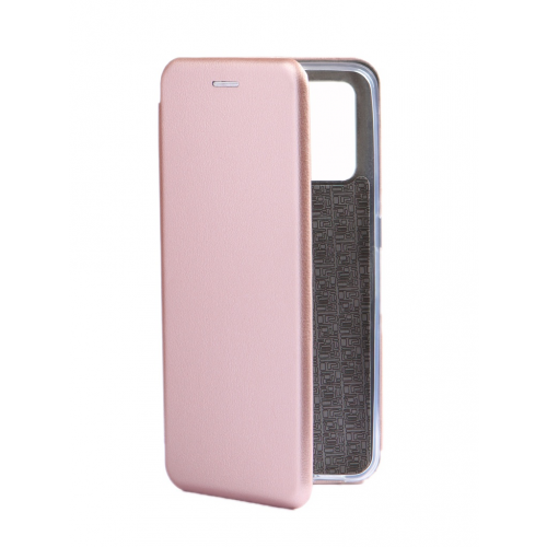Чехол Innovation для Oppo A74 Book Pink-Gold 35370