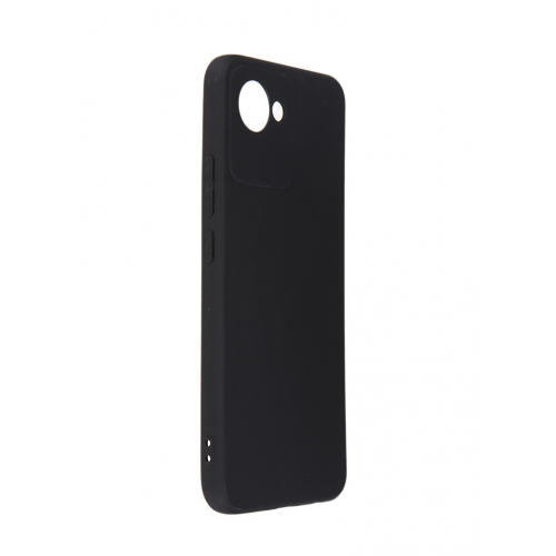 Чехол DF для Realme C30 Silicone Black rmCase-18