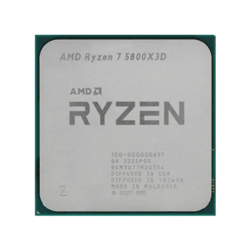 Процессор AMD Ryzen 7 5800X3D (3400MHz/AM4/L2+L3 102400Kb) 100-000000651 OEM