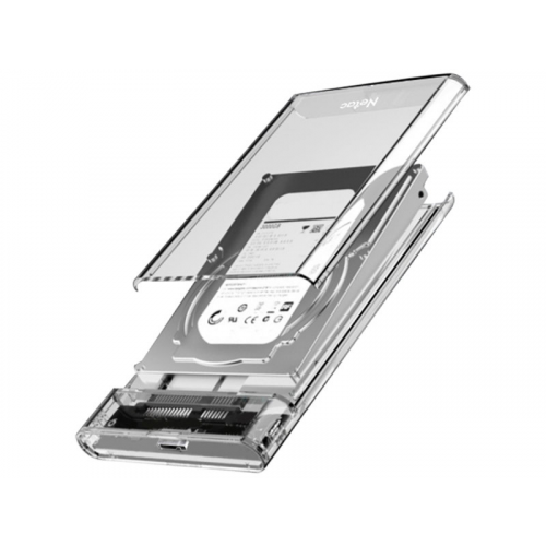 Внешний корпус Netac WH11 для HDD/SSD 2.5 SATA - USB3.0 Transparent NT07WH11-30AC