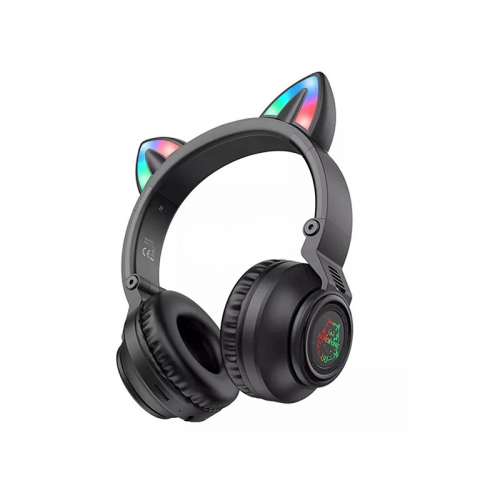 Наушники Borofone BO18 Cat Black 6974443384949