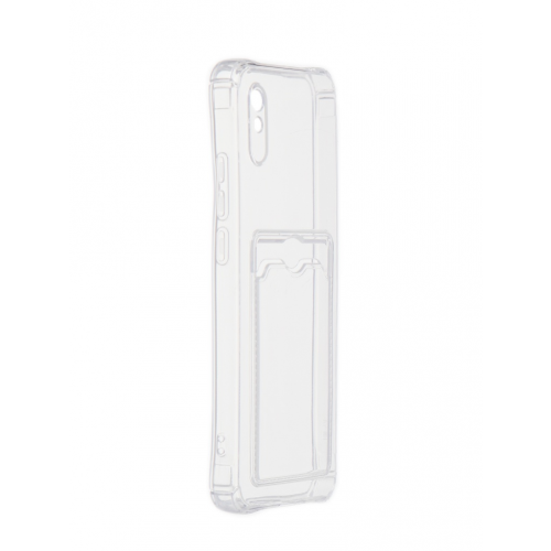 Чехол Zibelino для Xiaomi Redmi 9A Silicone Card Holder Case Transparent ZSCH-XMI-RDM-9A-CAM-TRN