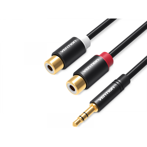Аксессуар Vention Jack 3.5mm M - 2xRCA F 30cm VAB-R02-B030