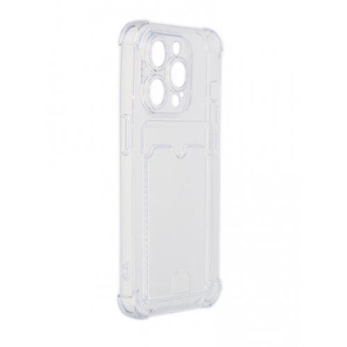 Чехол DF для APPLE iPhone 14 Pro Silicone с отделением для карты iCardCase-08