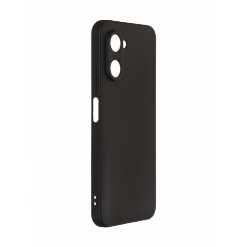 Чехол DF для Realme C33 Silicone Black rmCase-24