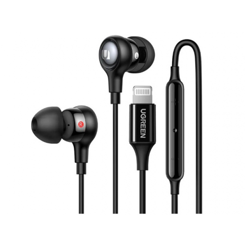 Наушники Ugreen EP103 Lightning Black 30631
