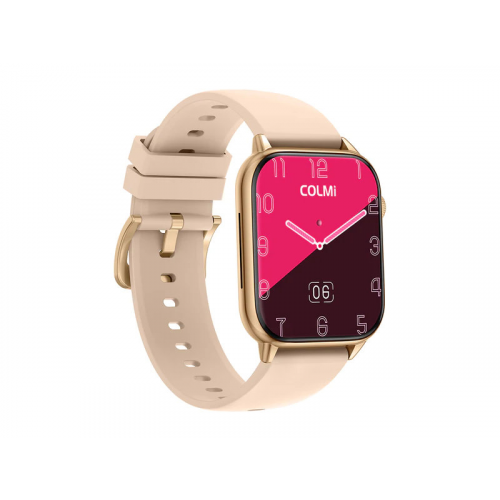 Умные часы Colmi C60 Silicone Strap Gold-White