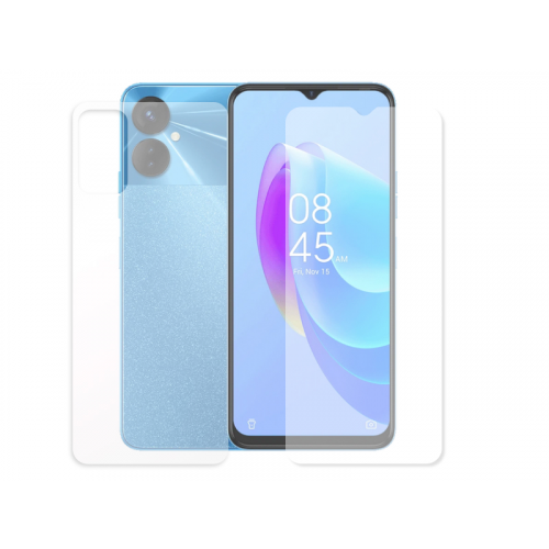 Гибридное защитное стекло Krutoff для Tecno Spark 9 Pro Front and Back 270459
