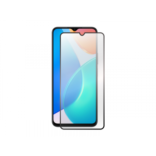 Защитное стекло Red Line для Honor X6 2022 Full Screen Tempered Glass Full Glue Black УТ000033538