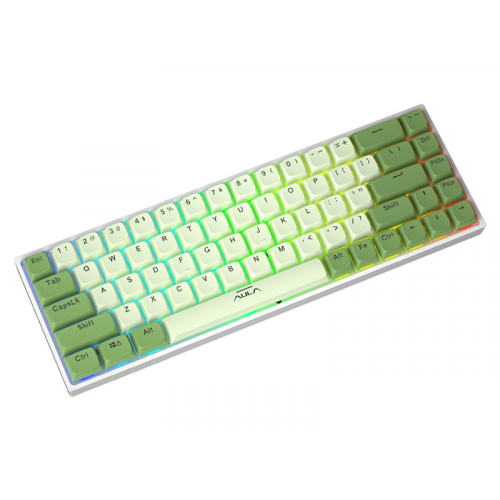Клавиатура Aula F3068 Green-White