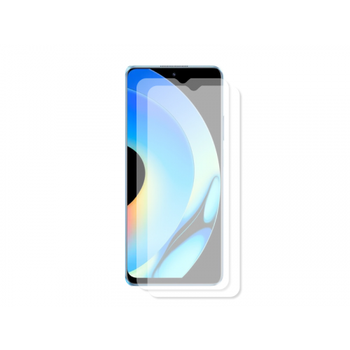 Гибридное защитное стекло Krutoff для Realme 10 Pro 2шт 339882