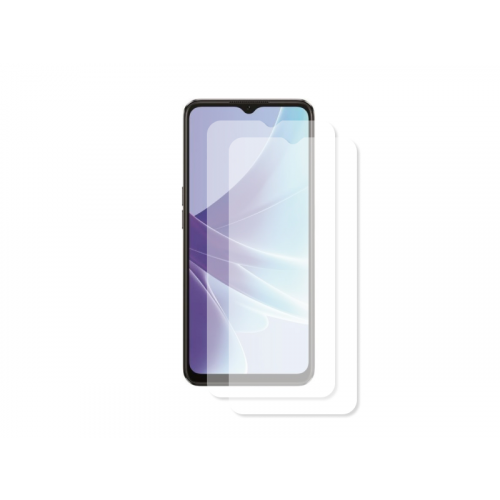 Гибридное защитное стекло Krutoff для Oppo A57s 2шт Matte 339895