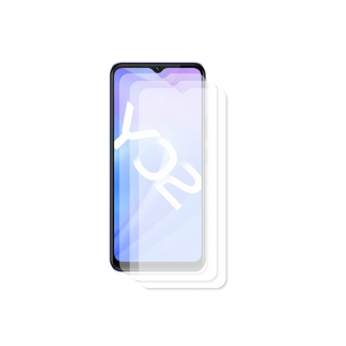 Гибридное защитное стекло Krutoff для Vivo Y02 3шт Matte 339692
