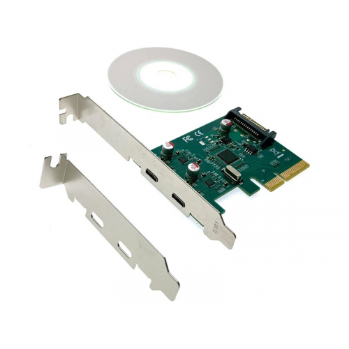 Контроллер Espada PCI-E USB 3.1 Gen2 Type-C PCIeUASM1142