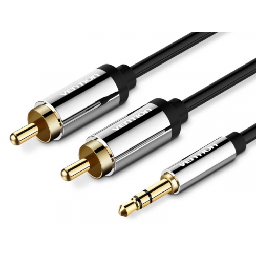 Аксессуар Vention Jack 3.5mm/M - 2xRCA/M 5m P550AC500-S