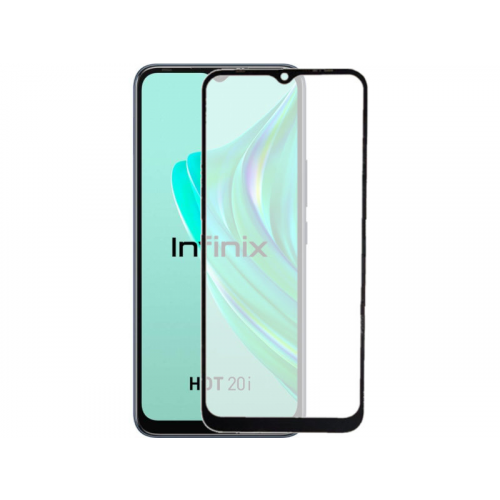 Защитное стекло BoraSCO для Infinix Hot 20i Full Glue Black Frame 71015