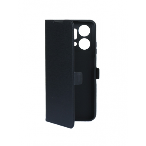 Чехол DF для Honor X7a Black hwFlip-115