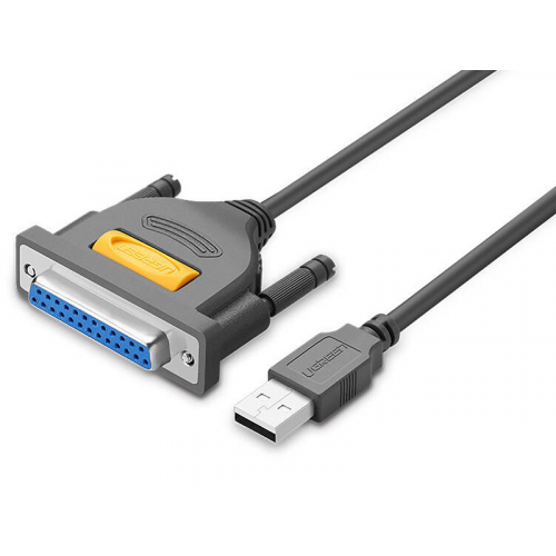 Аксессуар Ugreen US167 USB-A to DB25 2m Grey 20224