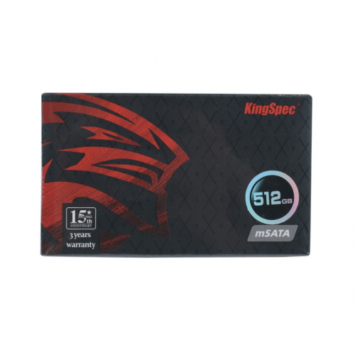 Твердотельный накопитель KingSpec SSD mSATA MT Series 512Gb MT-512