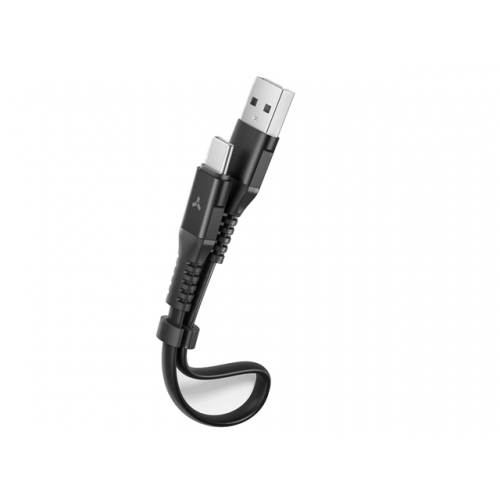 Аксессуар AccesStyle USB - Type-C 30cm Black AC30-TF30