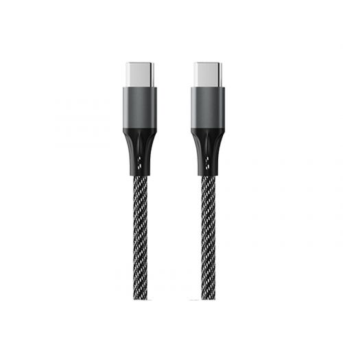 Аксессуар AccesStyle Type-C - Type-C 1m Black-Grey CC30-F100M