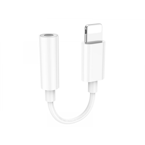 Аксессуар Hoco LS34 Lightning - Jack 3.5mm White 6931474783745