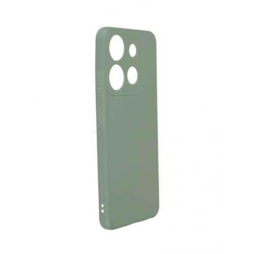 Чехол DF для Infinix Smart 7 / Tecno Spark Go 2023 / Pop 7 Pro Silicone Light Green inCase-21