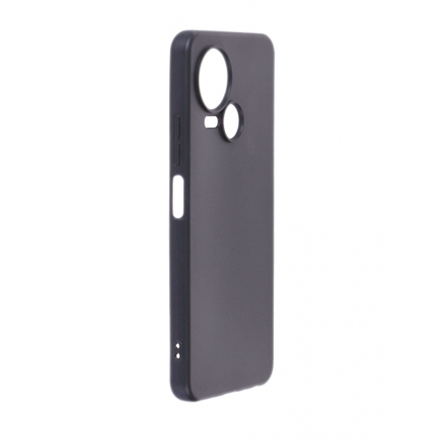Чехол DF для Tecno Pop 7 Silicone Black tCase-22