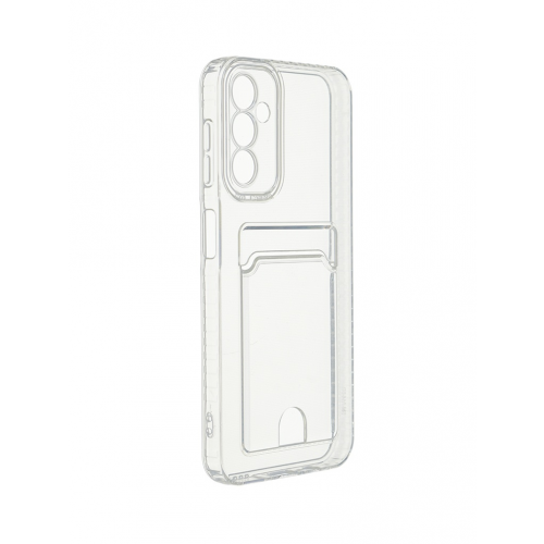 Чехол Zibelino для Samsung Galaxy A14 4G / 5G Silicone Card Holder защита камеры Transparent ZSCH-SAM-A14-CAM-TRN