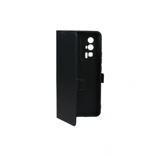 Чехол DF для Poco F5 Pro Black poFlip-17