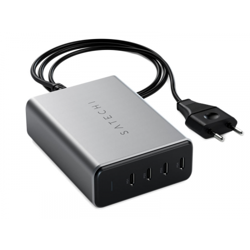 Зарядное устройство Satechi 165W USB-C 4-Port PD GaN Space Grey ST-UC165GM-EU