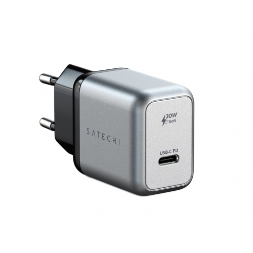 Зарядное устройство Satechi 30W USB-C GaN Wall Space Grey ST-UC30WCM-EU