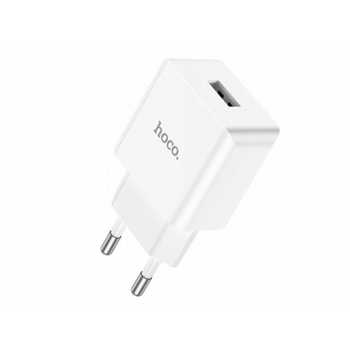 Зарядное устройство Hoco C106A Leisure 1xUSB 2.1А White 6931474783882