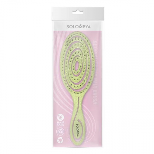 Био-расческа подвижная для волос зеленая Solomeya Solomeya Cosmetics Ltd