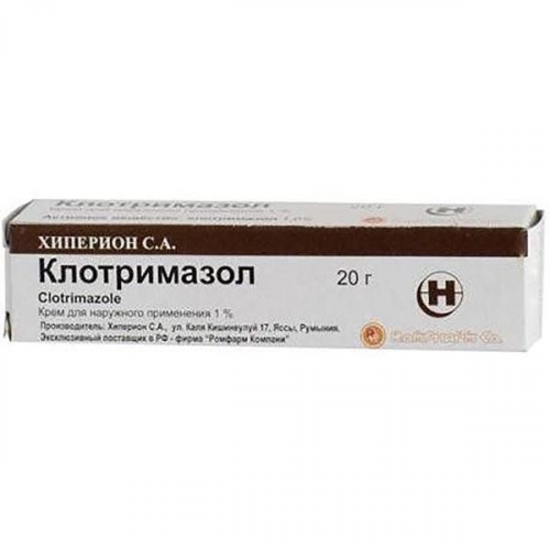 Клотримазол крем 1% 20г Hyperion S.A