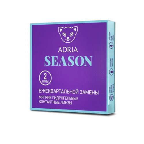 Линзы контактные Adria/Адриа Season (8.6/-5,75) 4шт Interojo Inc