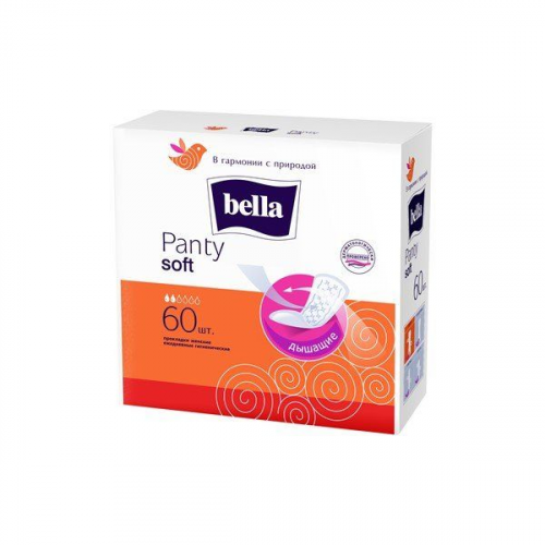 Прокладки гигиенические ежедневные Panty Soft Bella/Белла 60шт ООО Белла