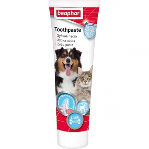 Зубная паста со вкусом печени для кошек и собак Beaphar/Беафар 100г BEAPHAR B.V. Беафар Б.В., Европейский союз