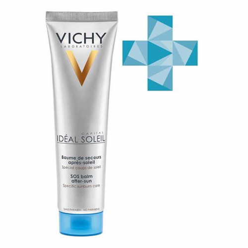 Бальзам для восстановления клеток кожи при солнечных ожогах Vichy/Виши Capital Soleil 100мл Vichy Лореаль